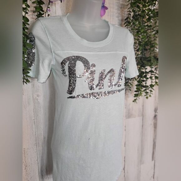 EUC Pink Victoria Secret Jersey Tee - Picture 4 of 9